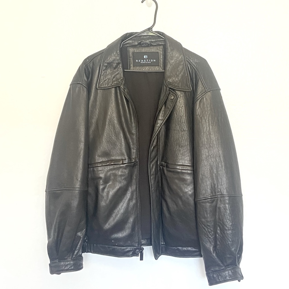 Large/Oversized Mens Leather Jacket